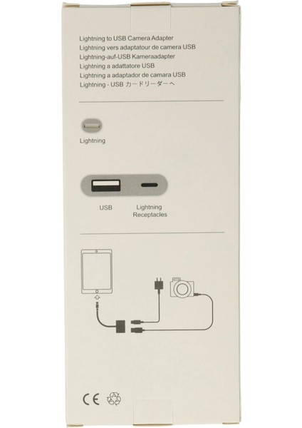APR22 Iphone Otg 2in1 - Beyaz Bstmy