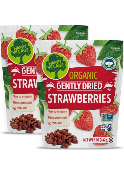 Organik İnfüze Kuru Çilek (2x142) 284 GR