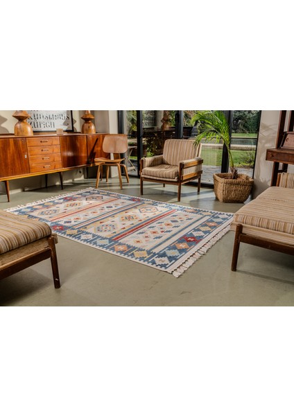 Antique AN006 Çok Renkli Hav Toz Vermez Salon Mutfak Koridor Oturma Odası Yolluk Halı fiyatları