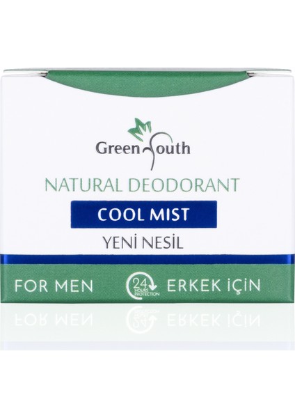 - COOL MİST %100 Doğal Erkek Deodorantı Ve Ter Kokusu Önleyici, Leke Bırakmayan , Natural - alüminyumsuz. fırsatları