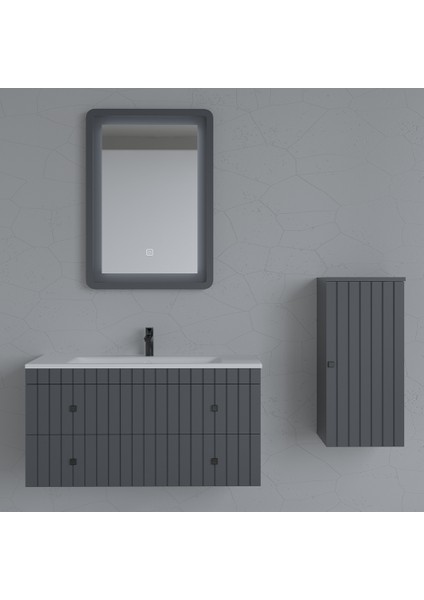 Çınar 75 cm Lake Banyo Dolabı Antrasit