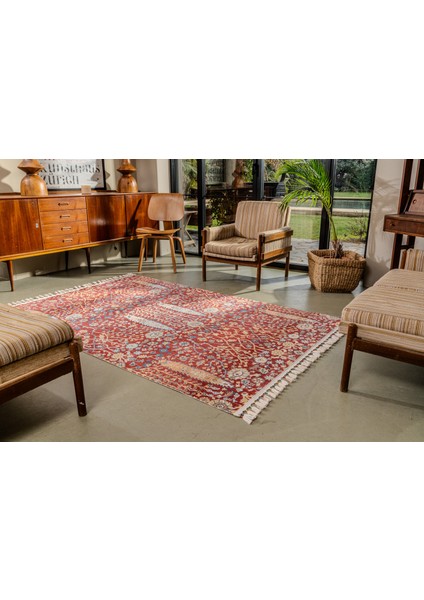 Antique AN004 Çok Renkli Hav Toz Vermez Salon Mutfak Koridor Oturma Odası Yolluk Halı fiyatları