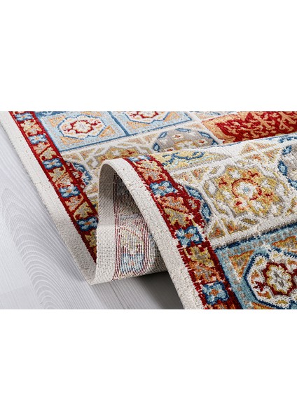 Antique AN003 Çok Renkli Hav Toz Vermez Salon Mutfak Koridor Oturma Odası Yolluk Halı fırsatları