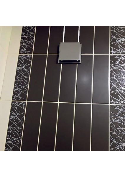 Aspiratör Marin 02 DEKORATIF 304 Paslanmaz Panelli, 100 lük, Sessiz Banyo, Wc, Mutfak Aspiratörü, 100 M3/h, Baca Çapı 99 Mm. Geri Tepme Valfli, Duvar ve Tavan Tipi Aspiratör [enerji Sınıfı A]