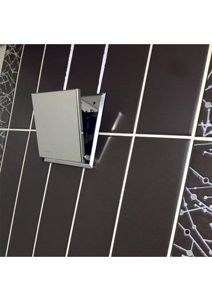 Aspiratör Marin 02 DEKORATIF 304 Paslanmaz Panelli, 100 lük, Sessiz Banyo, Wc, Mutfak Aspiratörü, 100 M3/h, Baca Çapı 99 Mm. Geri Tepme Valfli, Duvar ve Tavan Tipi Aspiratör [enerji Sınıfı A]