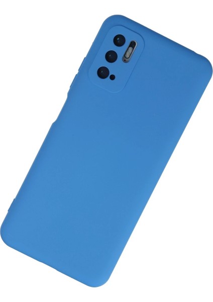 Xiaomi Redmi Note 10 5g Kılıf Nano Içi Kadife Silikon - Mavi Bstmy fiyatları