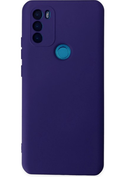 General Mobile Gm 21 Plus Kılıf Nano Içi Kadife Silikon - Mor Bstmy