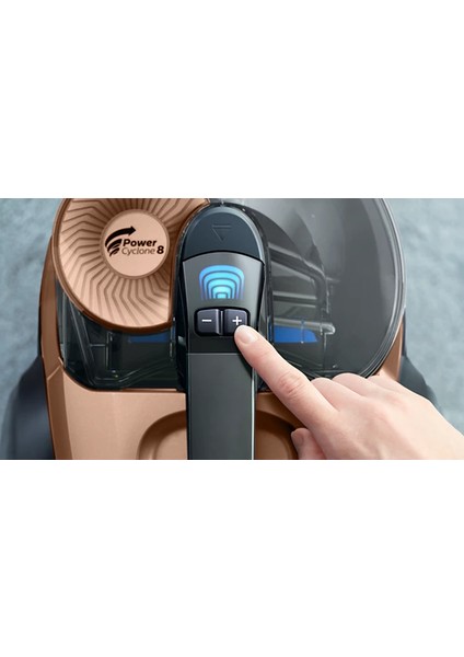 Marathon 7000 Serisi Powercyclone8 Triactive Başlık Torbasız Süpürge