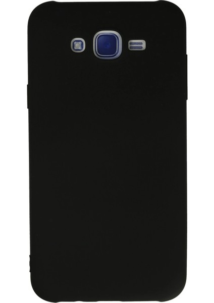 Samsung Galaxy J7 Kılıf Nano Içi Kadife Silikon - Siyah Bstmy