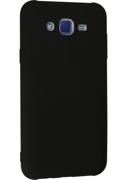 Samsung Galaxy J7 Kılıf Nano Içi Kadife Silikon - Siyah Bstmy