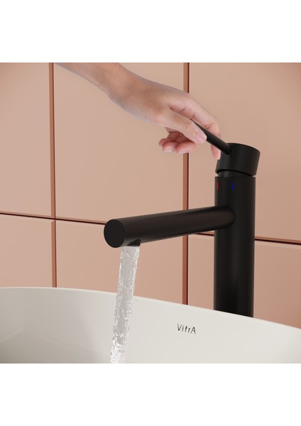 Origin A4255736WTC YÜKSEK LAVABO Bataryası, Mat Siyah