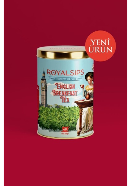English Breakfast Tea 60 Süzen Poşet
