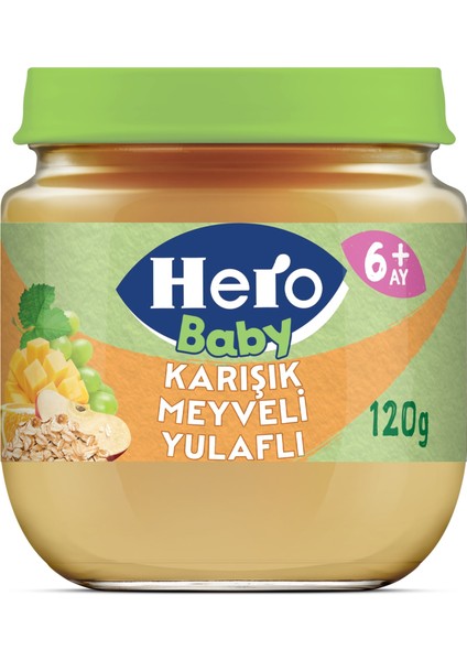 Karışık Meyveli Yulaflı Kavanoz Mama 120g x12 fiyatları