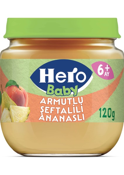 Armutlu Şeftalili Ananaslı Kavanoz Mama 120g x12 fiyatları