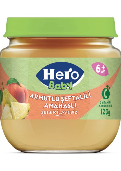 Armutlu Şeftalili Ananaslı Kavanoz Mama 120g x12 modelleri