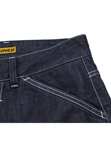 P-074 Korumalı Motosiklet Kot Pantolon Mavi