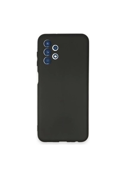Samsung A13 4g Kılıf Silikon Kamera Korumalı Siyah