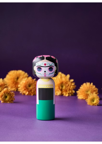 El Boyaması Kokeshi Figür, 14,5 cm fiyatları