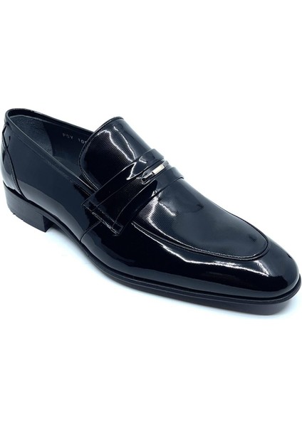 1091 Siyah Rugan Klasik Erkek Ayakkabı