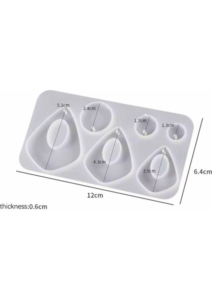 Silikon Epoksi Küpe Kalıbı