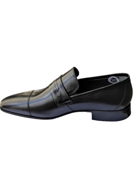 2778 Siyah Deri Erkek Klasik Ayakkabı modelleri