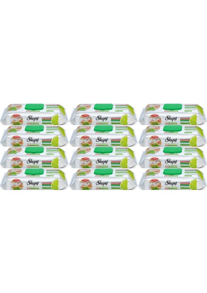 Easy Clean Yüzey Temizlik Mutfak Havlusu- Mendili 50 Yaprak Bergomot Yağlı (12LI Set) 600YPRK