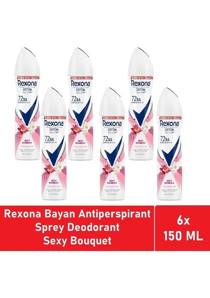 Deodorant Sexy Bouquet 150 ml 6'lı Avantaj Paketi