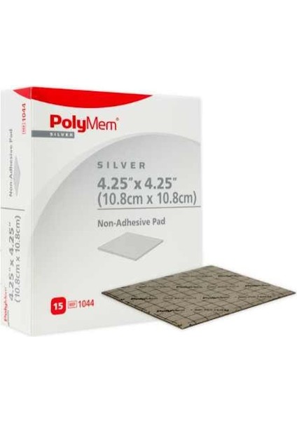 1044 - Polymem Silver 10,8X10,8 cm Gümüşlü Örtü