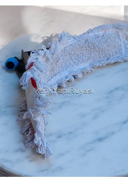 80 Lik Nemli Mop Aparatı ve Nemli Mop, Hastane, Okul, Işyeri, Fabrika Temizliği Için Temizlik Seti