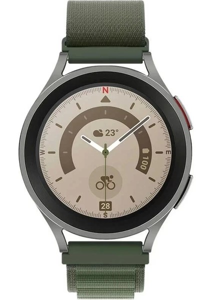 Xiaomi Redmi Watch 5 Active Alpine Loop Metal Toka Örgü Işleme Kordon Premium Kayış Krd-74