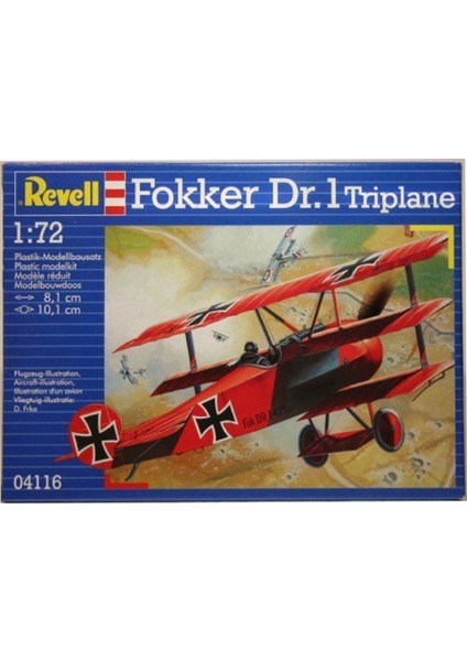 Model Set Fokker Dr.1 Triplane - 1:72-64116