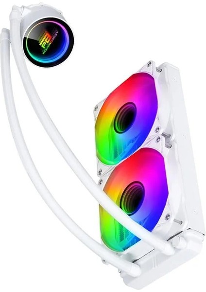 Deep 240MM (LGA1700/AM4/AM5) Argb Beyaz Fanlı Sıvı Soğutma Sistemi