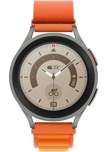 Xiaomi Redmi Watch 5 Active Alpine Loop Metal Toka Örgü Işleme Kordon Premium Kayış Krd-74