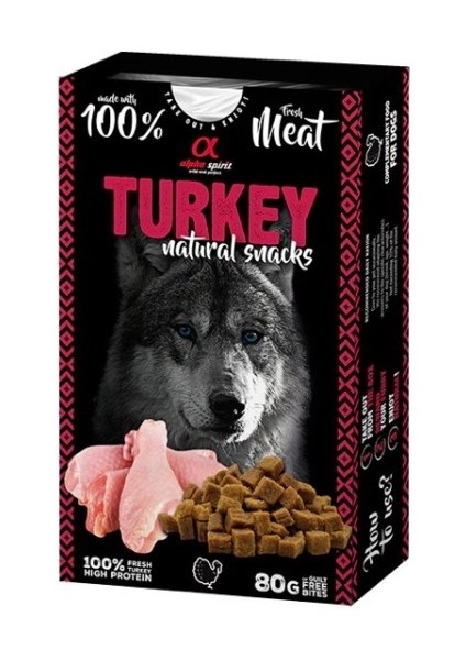 Doğal Atıştırmalık Hindi Etli Köpek Ödülü 80 gr