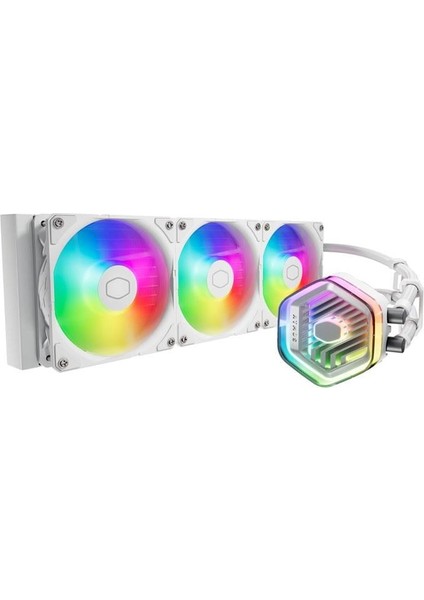 Liquid Atmos Beyaz 360 Argb LED Fan Işlemci Sıvı Soğutma Kiti