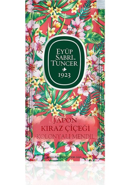 Japon Kiraz Çiçeği Esanslı Kolonyalı Mendil - 150 Adet
