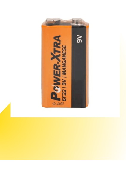 9 Volt Büyük Boy Pil Taze Piller 1 Adet 9v Pil