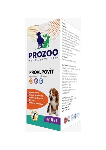 Prozoo Proalpovit Köpek Maması Takviyesi 100 ml