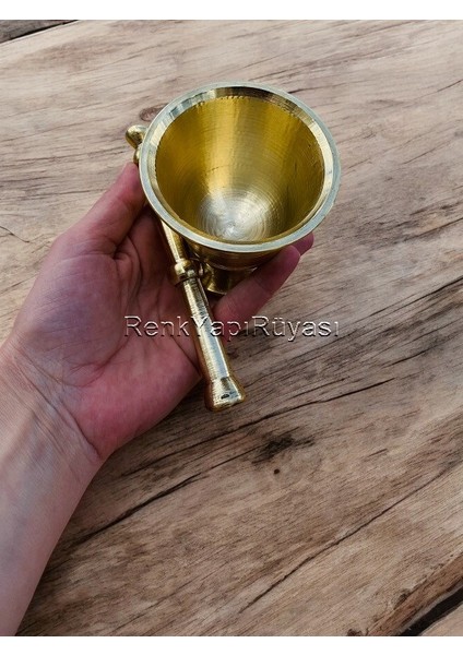 El Yapımı Pirinç Havan, Antep Işi Havan, Sarımsak Ezeceği, Sarımsak Döveceği