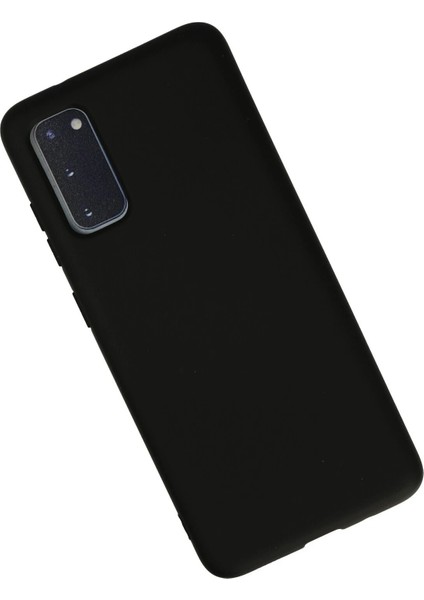 Samsung Galaxy S20 Kılıf Nano Içi Kadife Silikon - Siyah Bstmy