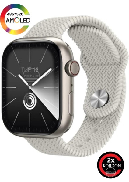 Watch 9 Plus 45MM Super Amoled Ekran Gpt Aı Kordon Kilitli Oyun + Asistan Akıllı Saat
