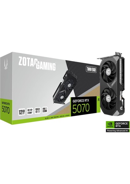 Geforce Rtx 5070 Twın Edge 12GB Gddr7 192BIT Dlss 4 Ekran Kartı