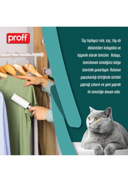 Tüy Toplayıcı 12 Li Yedek Rulo Aparat (12X50 = 600 Yaprak)