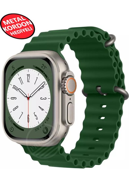 Prepare Ultra 2 Akıllı Saat Çelik Kordon Hediyeli Gri Kasa 49MM Nfc Bildirim Sesli Arama Özellikli LG68