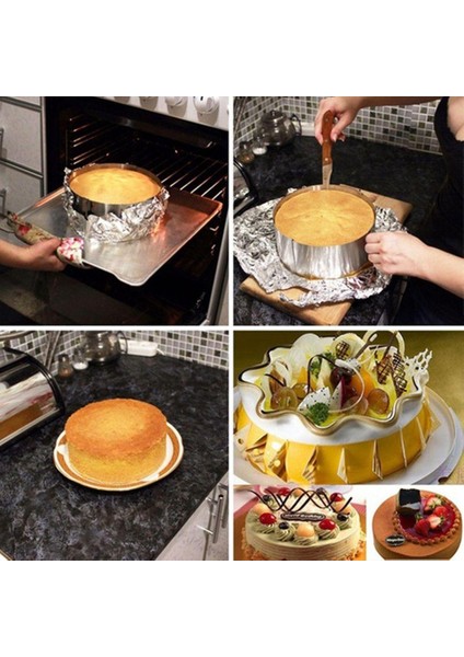 Ayarlanabilir Kek Kalıbı Yuvarlak 10H*15-30 cm