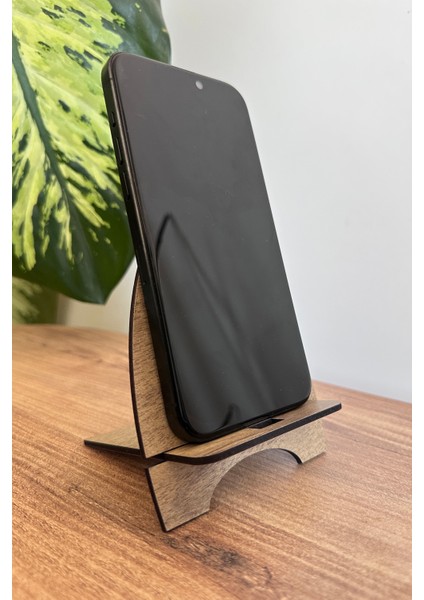 Ahşap Tavşan Telefon ve Tablet Tutucu - Masa Üstü Sabitleyici Stand Telefon Tutacağı fırsatları