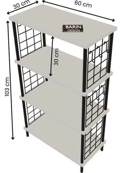 4 Katlı Metal Telli Ayakkabılık – Çevir Kur Sistemli Çok Katlı Portmanto Rafı ve Anahtarlık Askısı indirimleri