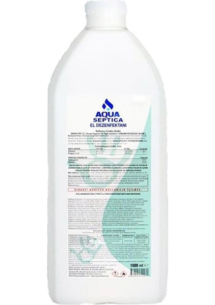 Aqua Septica El ve Cilt Dezenfektanı 1lt