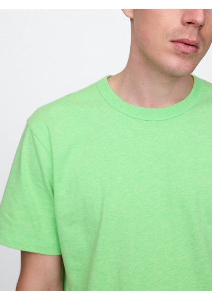 Erkek Neon Yeşil Original T-Shirt modelleri