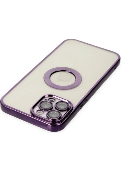 Iphone 12 Pro Max Kılıf Slot Silikon - Mor Bstmy